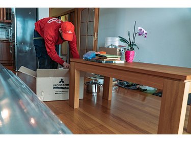 Stěhování s ozonizací prostor